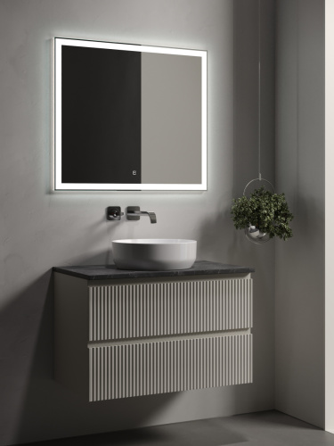 Столешница Sancos TT80A1 80х50 накладная цвет черный - фото 5